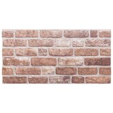 vidaXL 3D Wandpanelen 10 stuks 100x50 cm EPS Bruin - 65% Korting