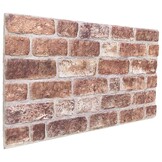 vidaXL 3D Wandpanelen 10 stuks 100x50 cm EPS Bruin - 65% Korting