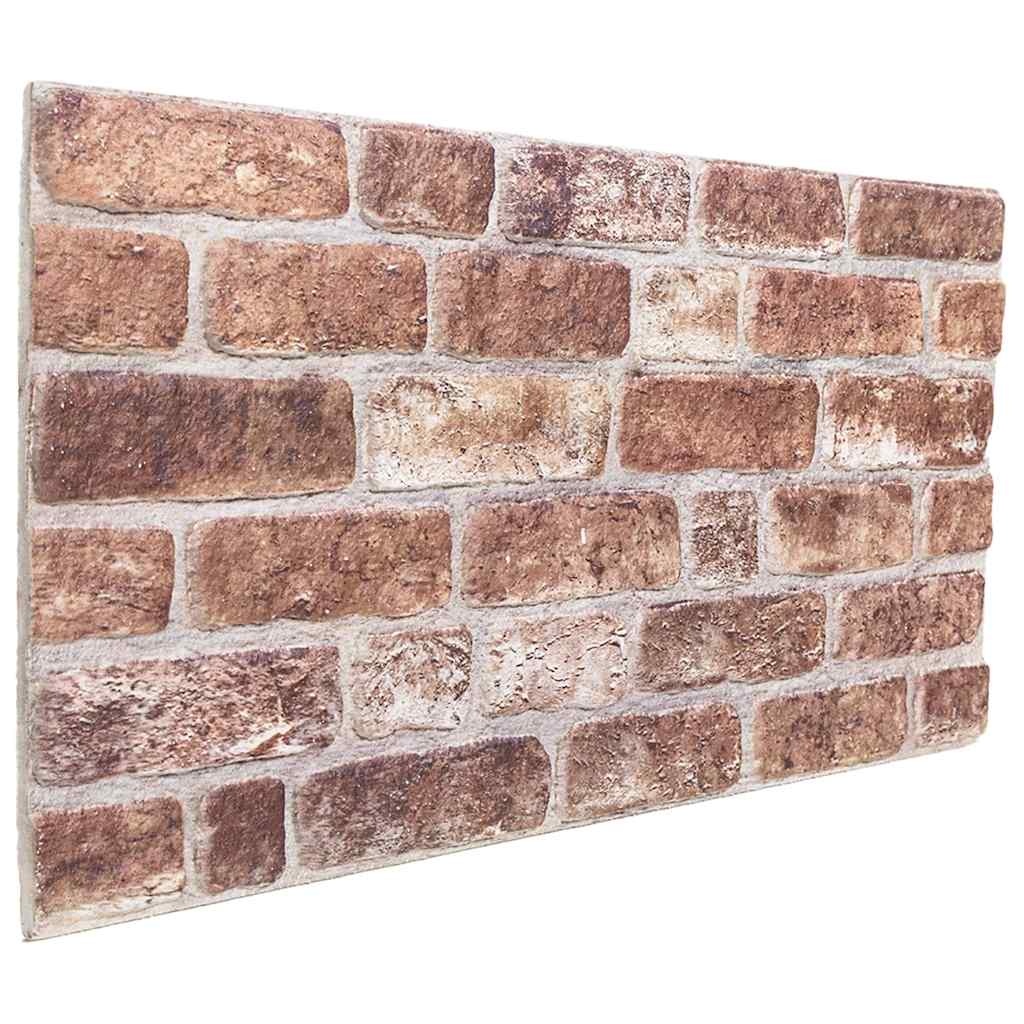 vidaXL 3D Wandpanelen 10 stuks 100x50 cm EPS Bruin - 65% Korting