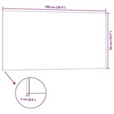 vidaXL 3D Wandpanelen 10 stuks 100x50 cm EPS Bruin - 65% Korting
