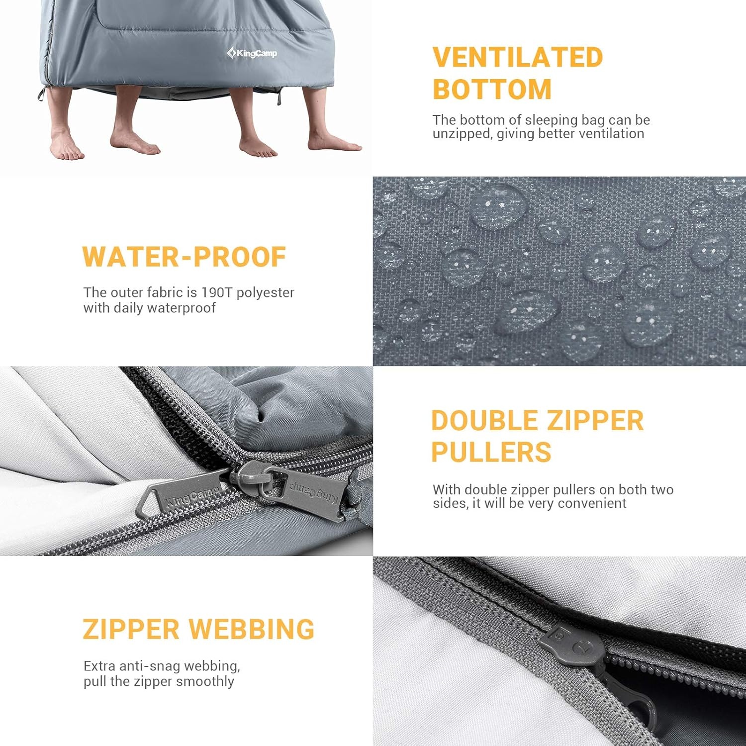 Dubbele Winter Slaapzak (2 Pers.) met Draagtas - 42% Korting!