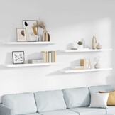 vidaXL Wandschappen Zwevend (4 st.) - 58% Korting!