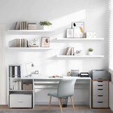 vidaXL Wandschappen Zwevend (4 st.) - 58% Korting!