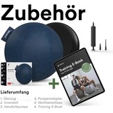 Gymnastiekbal 65cm Royal Blue – Ergonomische zitbal voor actief werken & gezonde zithouding