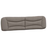 Hoofdbordkussen VidaXL 200 cm Stof Taupe - 56% Korting