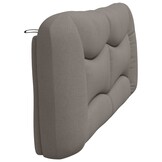 Hoofdbordkussen VidaXL 200 cm Stof Taupe - 56% Korting
