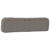 Hoofdbordkussen VidaXL 200 cm Stof Taupe - 56% Korting