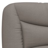 Hoofdbordkussen VidaXL 200 cm Stof Taupe - 56% Korting