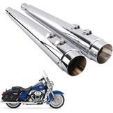 Chroom Megafoon Geluiddemper 4" Harley-Davidson Touring (37% Korting!)