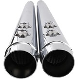 Chroom Megafoon Geluiddemper 4" Harley-Davidson Touring (37% Korting!)