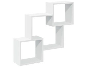 vidaXL Wandkast Wit - 78x18x71 cm (57% Korting!)