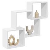 vidaXL Wandkast Wit - 78x18x71 cm (57% Korting!)