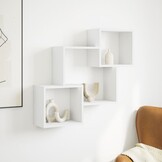 vidaXL Wandkast Wit - 78x18x71 cm (57% Korting!)