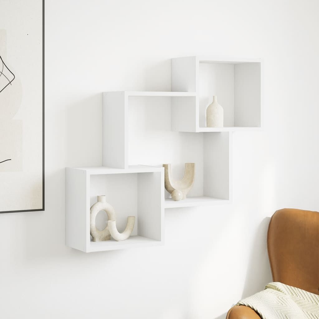 vidaXL Wandkast Wit - 78x18x71 cm (57% Korting!)