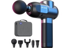 Massagepistool met 5 Snelheden & Koppen - Zwart (36% Korting)