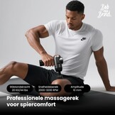 Massagepistool diepweefsel met 5 snelheden & opzetstukken | Zwart | -53%