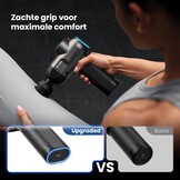 Massagepistool diepweefsel met 5 snelheden & opzetstukken | Zwart | -53%