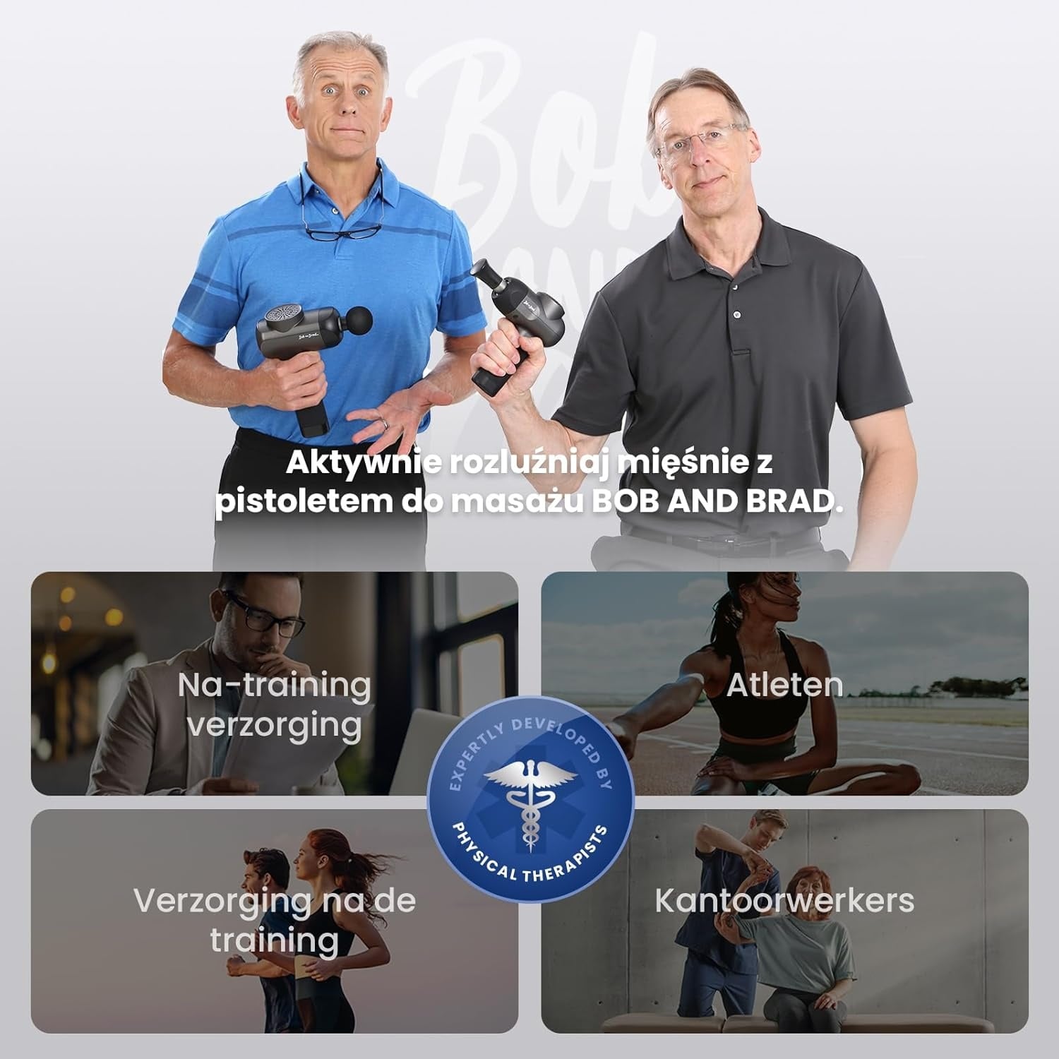 Massagepistool diepweefsel met 5 snelheden & opzetstukken | Zwart | -53%