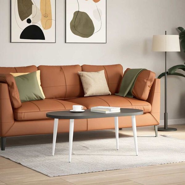 VidaXL Salontafelpoten Staal Wit (4 st.) - 42-43 cm - 54% Korting!