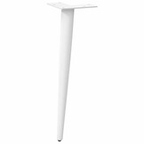 VidaXL Salontafelpoten Staal Wit (4 st.) - 42-43 cm - 54% Korting!