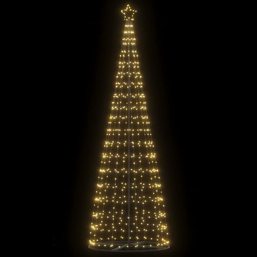 vidaXL LED-kerstboom 304 cm Warm Wit - 550 LEDs met 56% Korting