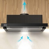 CIARRA Actieve Koolfilter Afzuigkap (2 Stuks) - 45% Korting!