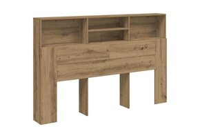 vidaXL Hoofdbordkast 160cm Artisanaal Eiken - 47% Korting