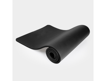 Yoga/Fitness Mat Zwart 1,5cm Dikte - 55% Korting!
