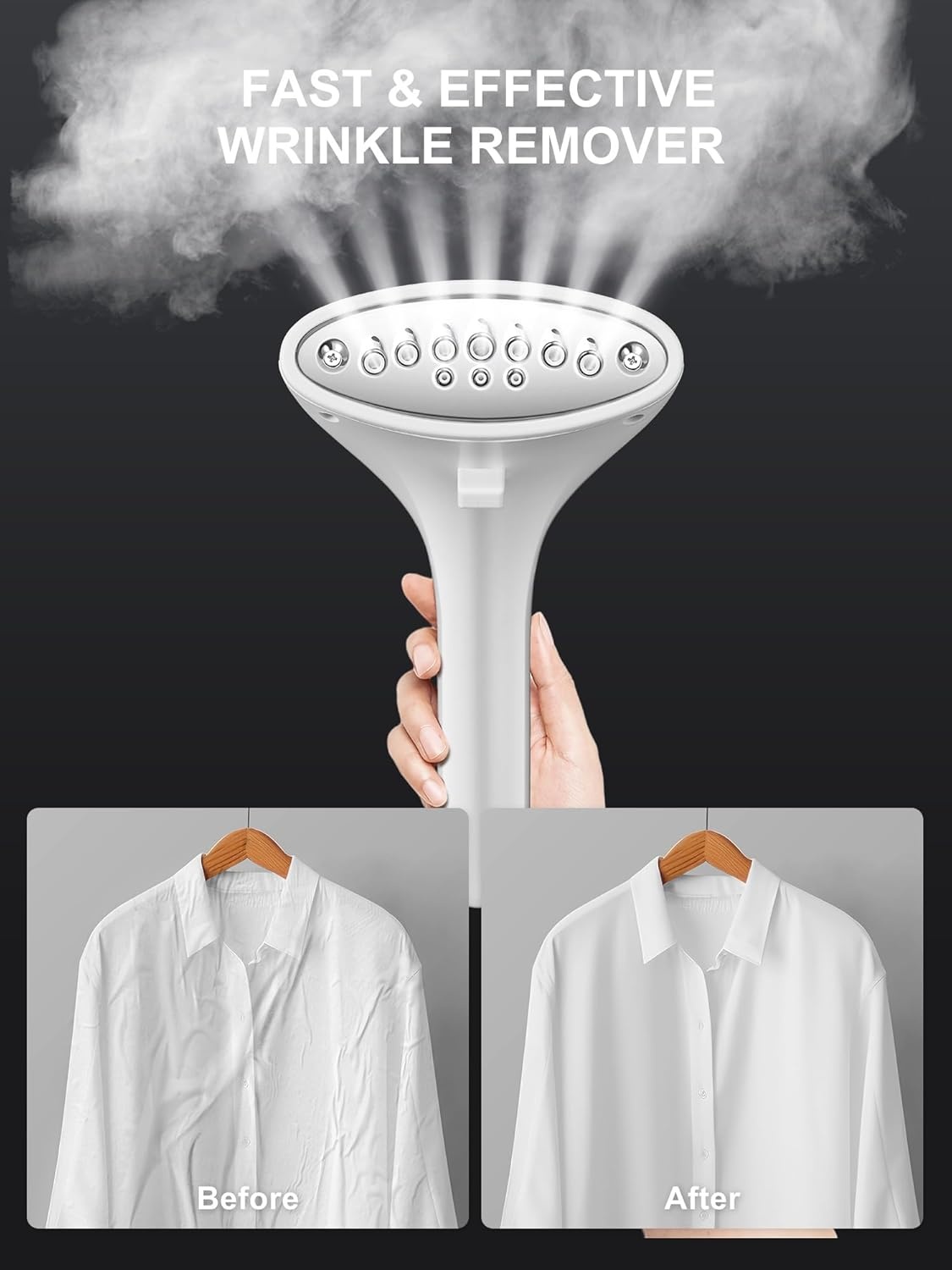 Verticale Kledingstomer 1950W - 40% Korting!