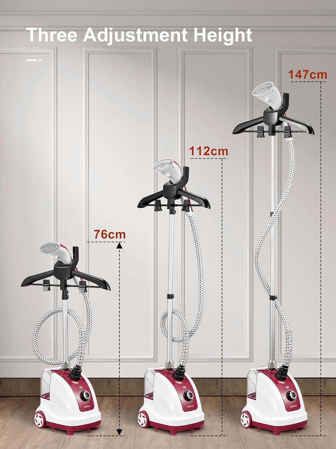 Verticale Kledingstomer 1950W - 40% Korting!