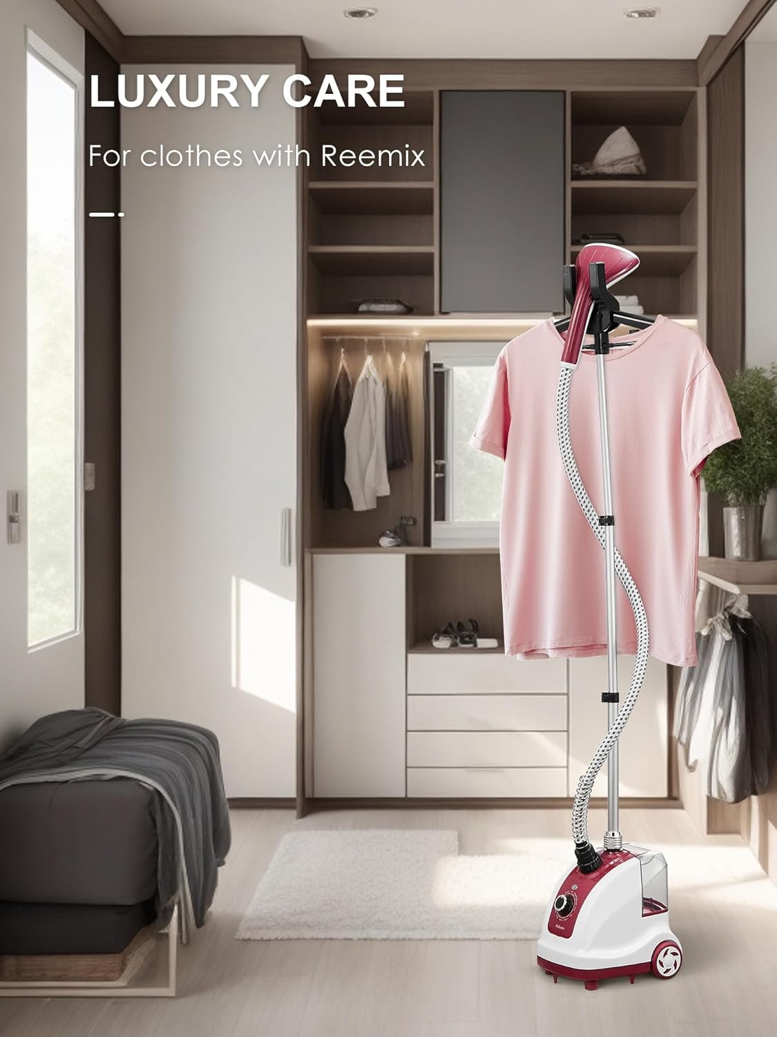 Verticale Kledingstomer 1950W - 40% Korting!