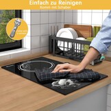 Keramische inbouw kookplaat 2 pitten 3000W met aanraakbediening, pauzefunctie, 9 vermogensstanden en timer