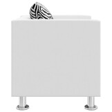 VidaXL Fauteuil Kunstleer Wit - 59% Korting
