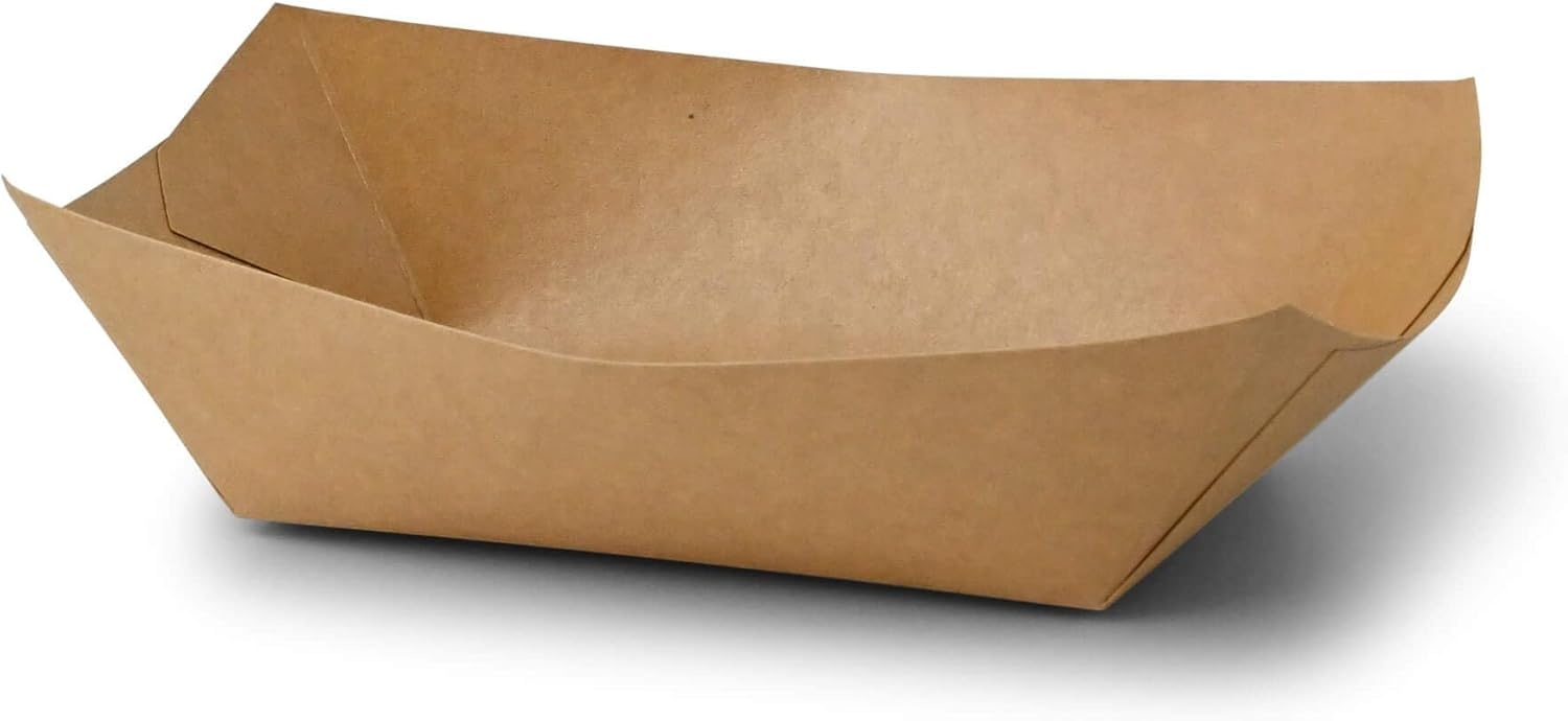 Kartonnen Frietschalen Bruin 500 ml (500 Stuks) - 36% Korting!