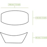Kartonnen Frietschalen Bruin 500 ml (500 Stuks) - 36% Korting!