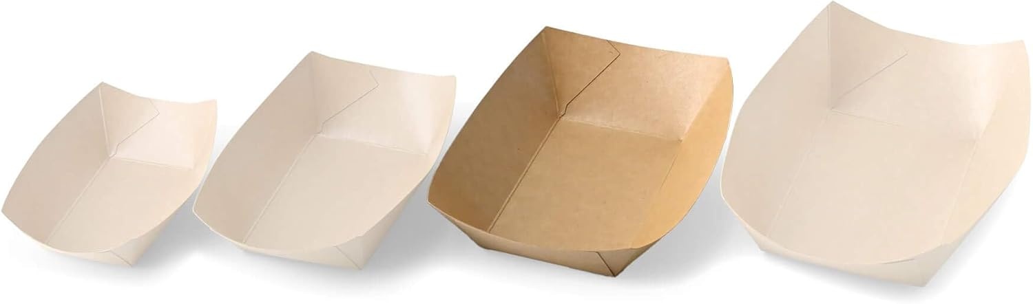 Kartonnen Frietschalen Bruin 500 ml (500 Stuks) - 36% Korting!