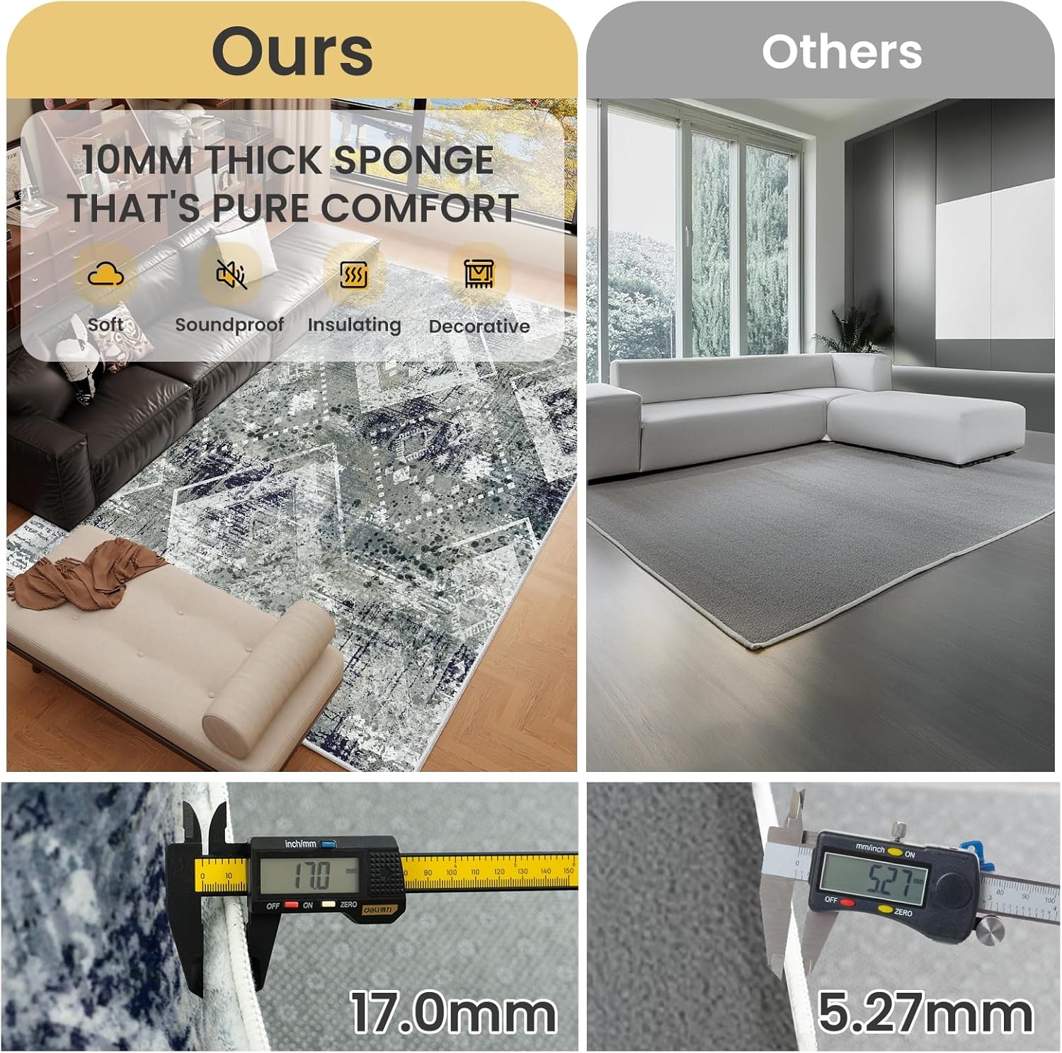 Abstract Vloerkleed Blauwgroen 200x300cm - 37% Korting