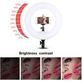 18" LED Ringlicht - 49% Korting - RGB+W Dimbare Verlichting