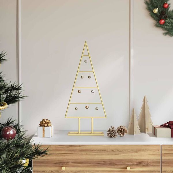 Metalen Kerstboom Decoratie 60 cm Zwart - 70% Korting!