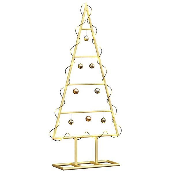 Metalen Kerstboom Decoratie 60 cm Zwart - 70% Korting!