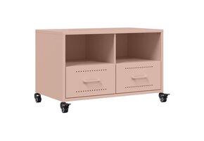 VidaXL TV-meubel Roze Staal 68x39x43,5 cm - 66% Korting!