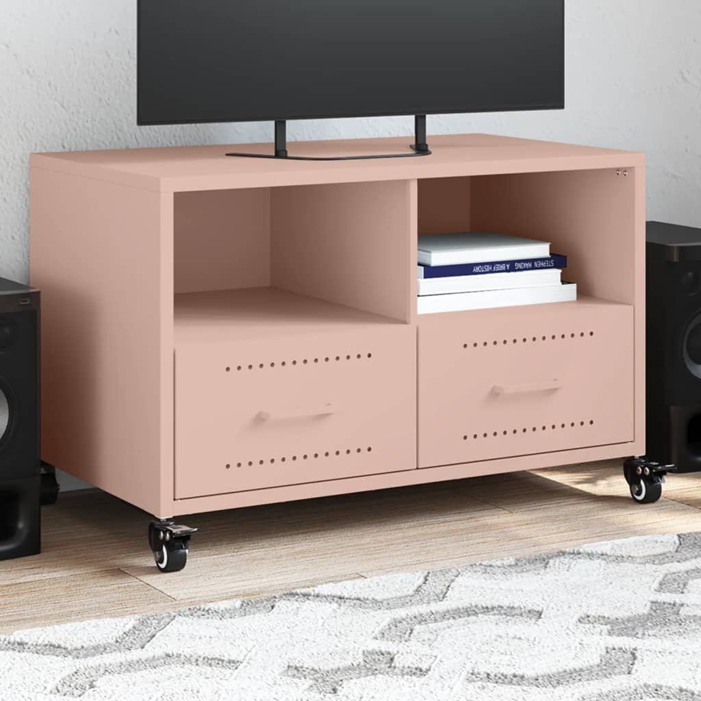 Roze TV-meubel Staal 68x39x43,5 cm - 62% Korting