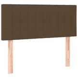 Hoofdbord Donkerbruin Stof 90x5x78/88 cm met 46% Korting