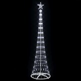 vidaXL LED Kerstboom Koudwit 250 cm - 70% Korting