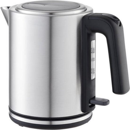 Waterkoker roestvrij staal 2400W BPA-vrij met XXL-opening en bediening met één hand Zilver