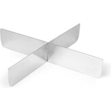 Elektrische hapjespan 40cm 1500W met vakverdeling PFAS-vrij tot 250°C