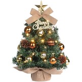 Mini Kerstboom 40cm met LED & Decoratie - 60% Korting!