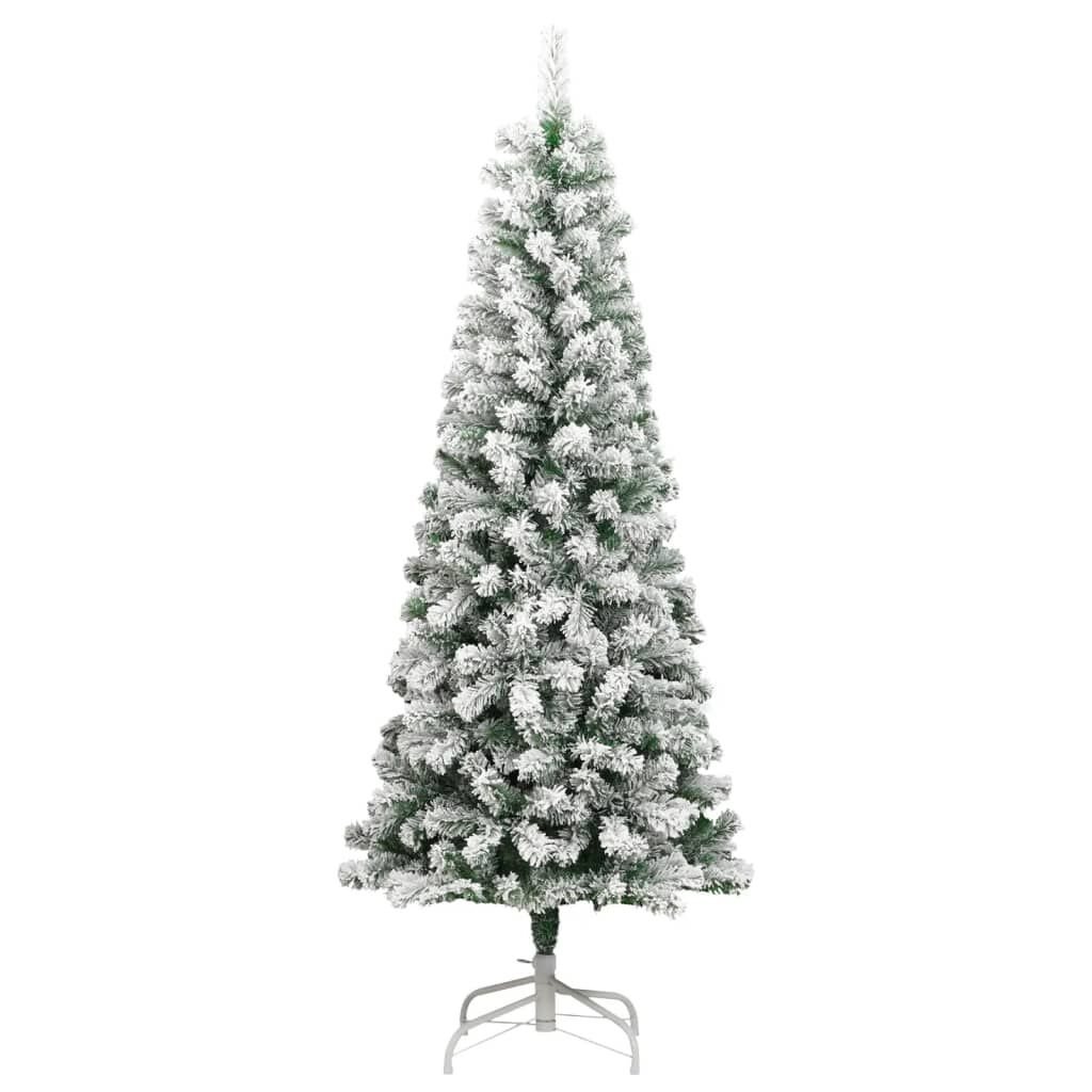 Kunstkerstboom met sneeuw 210 cm - 70% korting