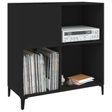 VidaXL Platenkast (84,5x38x89 cm) - Zwart (71% Korting)