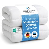 Dekbed 135x200 cm Extra Warm Ademend Anti-allergie 400 g/m² – Gemaakt in Europa